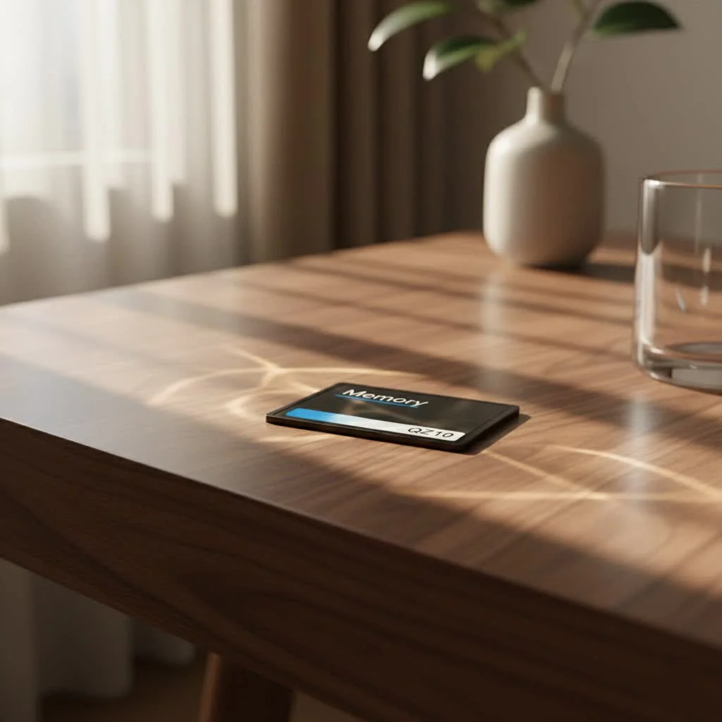 GoPro camera recording action footage with a high-performance memory card